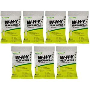 rescue! non-toxic wasp, hornet, yellowjacket trap (why trap) attractant refill - 2 week refill - 7 pack