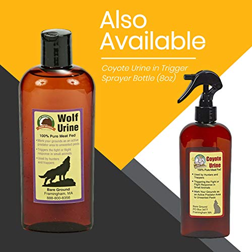 Just Scentsational WU-8 Wolf Urine for Gardens, Hunters, and Trappers, 8 oz