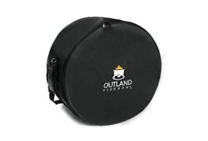 outland living firebowl uv and weather resistant 761 mega carry bag, fits 24-inch diameter outdoor propane gas fire pit