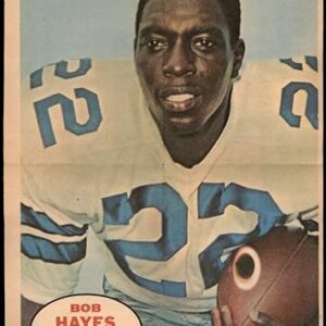 1968 Topps # 3 Bob Hayes Dallas Cowboys (Football Card) EX Cowboys