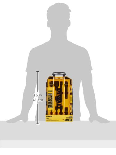 DEWALT Socket Set, Metric, 10-Piece, 3/8" and 1/2" Drive, with Impact Extensions (DWMT74741)