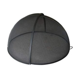 Masterflame 48" Welded Hybrid Steel Pivot Round Fire Pit Safety Screen