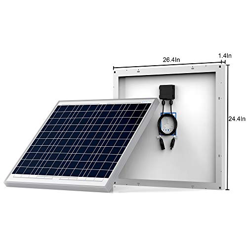 ACOPOWER 60 Watt 60W Polycrystalline Photovoltaic PV Solar Panel Module 12 Volt Battery Charging