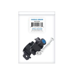 APEC Water Systems Drain Saddle Valve with 1/4" Quick Connect for Under-Sink Reverse Osmosis System (Saddle-Drain)