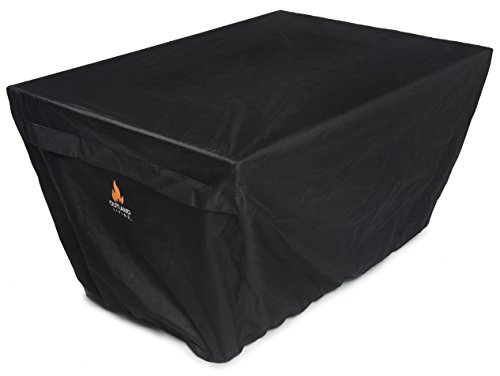 Outland Fire Table UV & Water Resistant Durable Cover for Outland Series 401/403 Outdoor Propane Fire Pit Tables, Rectangular 45-Inch x 33-Inch – Venting with Mesh Barriers and Watertight Seams