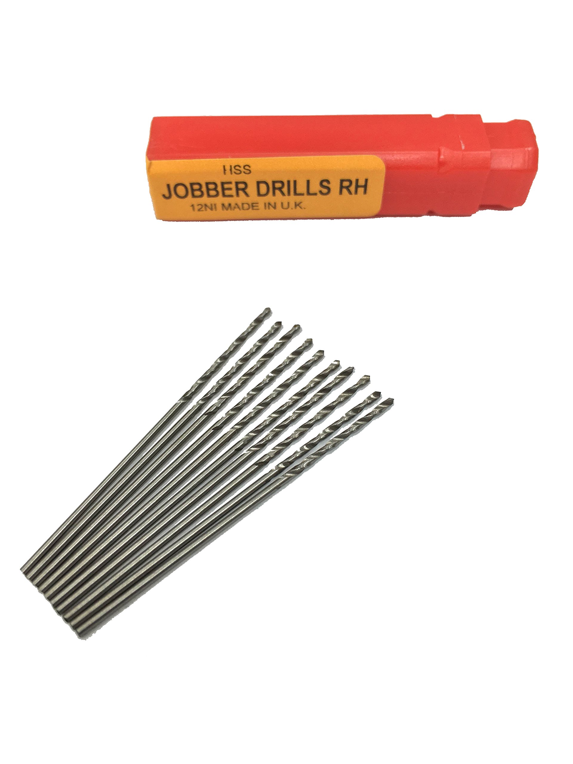 HSS Jobbers Twist Drill Size # 53 1.51mm, 0.060' Made in the U.K. (DORMER) PACKAGE OF 10