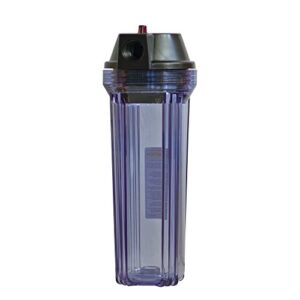 reverse osmosis revolution whole house filter housing (clear) with 3/4" port for 10"x2.5" filter cartridges
