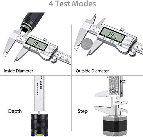 Electronic Digital Vernier Caliper 0-150mm 6 inch Stainless Steel Caliper Gauge Micrometer