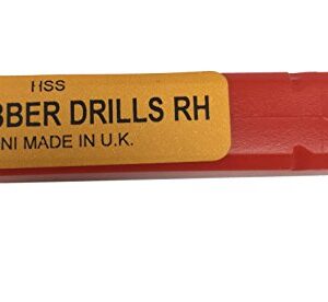 HSS Jobbers Twist Drill Size # 67, 0.81mm, 0.032' Made in The U.K. (Dormer) Package of 10 bits