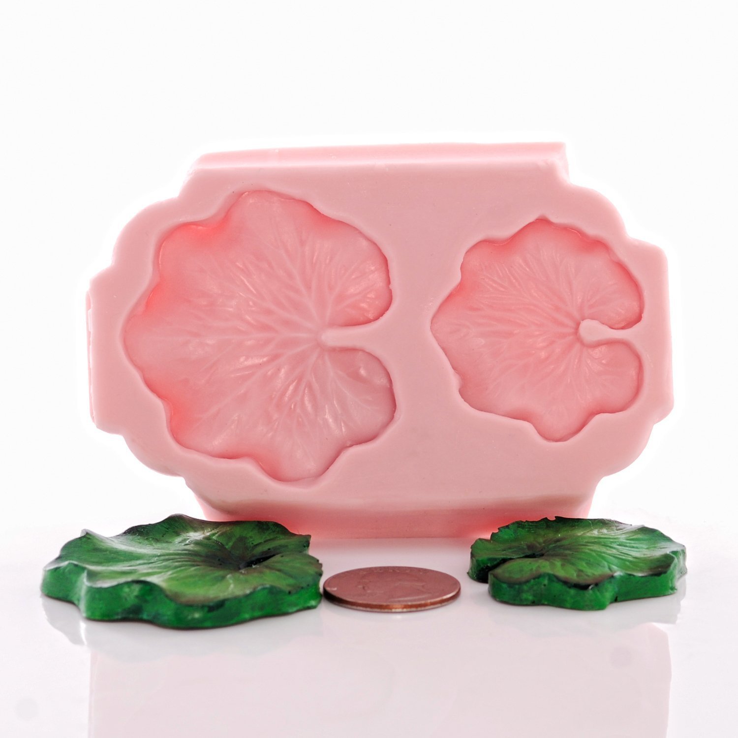 Lily Pad Flexible Silicone Mold, Fondant, Candy, Chocolate, Food Safe, Polymer Clay, Resin Mold, Epoxy and so much more. Food Safe, Craft Mold Flexible and Easy to Use.