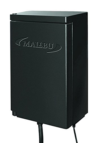 Malibu 45 Watt Power Pack with Sensor and Weather Shield for Low Voltage Landscape Lighting and Spotlight Outdoor Transformer 120V Input 12V Output 8100-9045-01