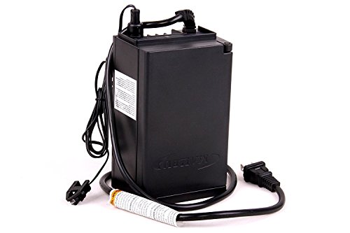 Malibu 45 Watt Power Pack with Sensor and Weather Shield for Low Voltage Landscape Lighting and Spotlight Outdoor Transformer 120V Input 12V Output 8100-9045-01