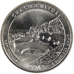 2012 S National Park Quarter 5 Coin Set Uncirculated Mint State Clad 25c