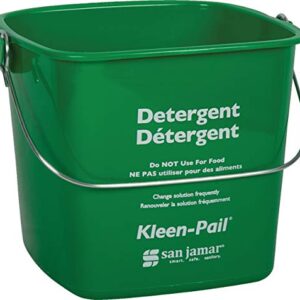 Carlisle FoodService Products KP97GN Kleen-Pail Commercial Cleaning Bucket, 3 Quart, Green