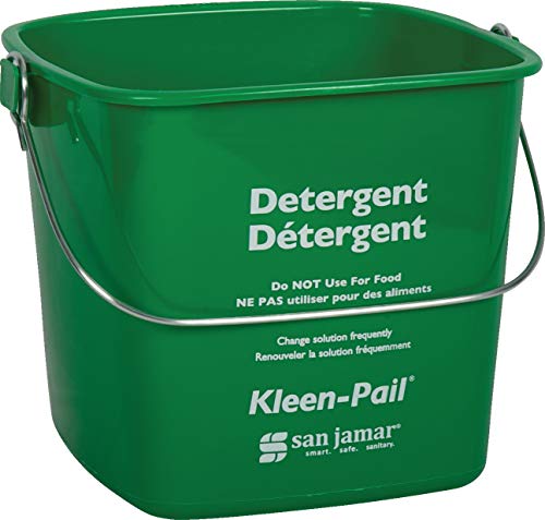 Carlisle FoodService Products KP97GN Kleen-Pail Commercial Cleaning Bucket, 3 Quart, Green