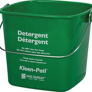 Carlisle FoodService Products KP97GN Kleen-Pail Commercial Cleaning Bucket, 3 Quart, Green