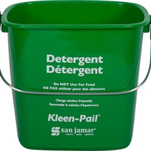 Carlisle FoodService Products KP97GN Kleen-Pail Commercial Cleaning Bucket, 3 Quart, Green