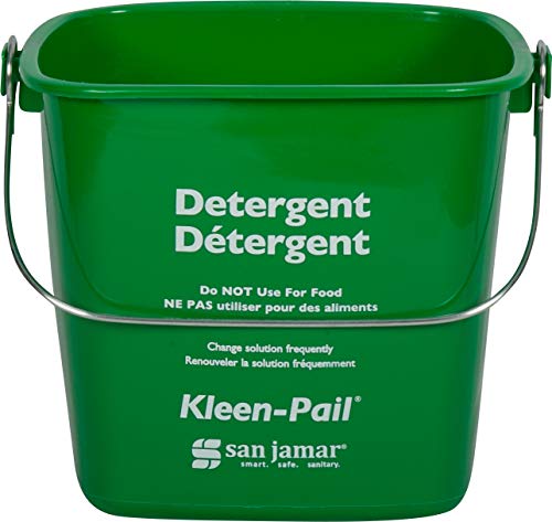 Carlisle FoodService Products KP97GN Kleen-Pail Commercial Cleaning Bucket, 3 Quart, Green