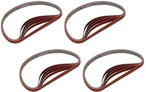 sanding detailer replacement belts 20-pack, 5 each of 80,120,180,240 grit