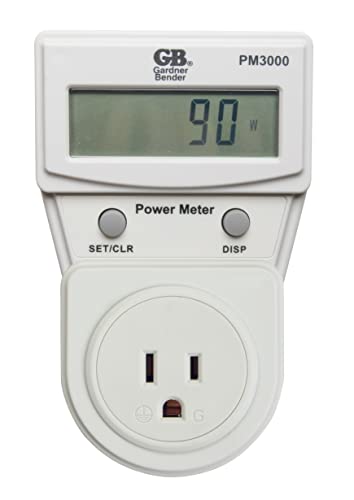 Gardner Bender PM3000 Energy Power Meter Monitor, Grey