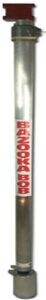 bazooka plumb bob - magnetic vertical level for columns, steel erector tools - made in the usa
