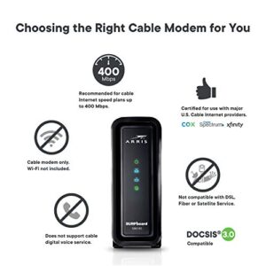 ARRIS SURFboard mAX Pro (16x4) DOCSIS 3.0 Cable Modem, approved for Cox, Spectrum, Xfinity & more