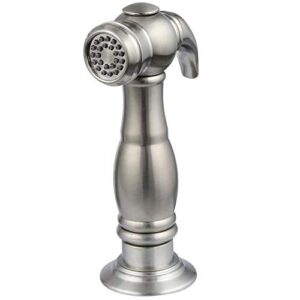 Glacier Bay 852N-05504 Lyndhurst 2-Handle Bridge Side Sprayer Kitchen Faucet in Brushed Nickel by Glacier Bay