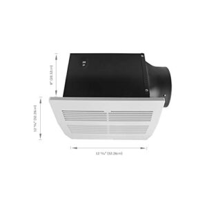 BV Bathroom Fan Ultra-Quiet Bathroom Ventilation & Exhaust Fan, Bathroom Ceiling Fan, Residential Remodel Energy-Saving Ceiling Mount Fan (No Attic Access Required) (200 CFM)