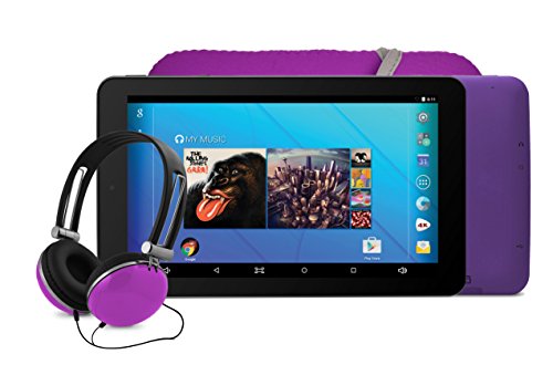 Ematic 7-Inch HD Quad-Core Tablet with Androir 5.0, Lollipop - Purple (EGQ367BDPR)