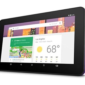 Ematic 7-Inch HD Quad-Core Tablet with Androir 5.0, Lollipop - Purple (EGQ367BDPR)