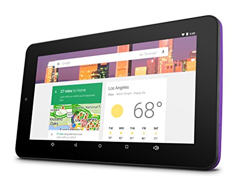 Ematic 7-Inch HD Quad-Core Tablet with Androir 5.0, Lollipop - Purple (EGQ367BDPR)