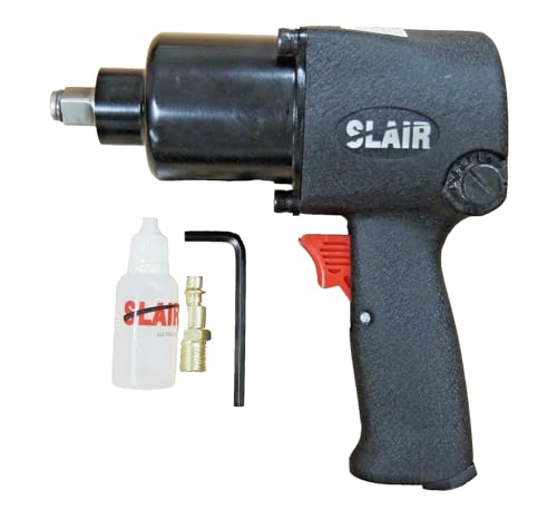 SLAIR 1/2" Twin Hammer Professional Air Impact Wrench Max Torque 950ft/lb