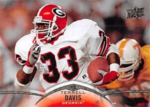 terrell davis football card (georgia bulldogs) 2015 upper deck #20