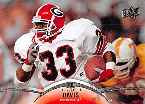 Terrell Davis Football Card (Georgia Bulldogs) 2015 Upper Deck #20
