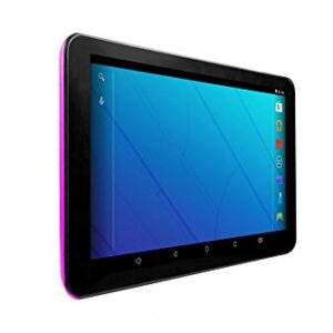 Ematic 10-inch Android 5.1 (Lollipop), Quad-Core 16GB Tablet with Keyboard Folio Case and Headphones, Purple