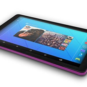 Ematic 10-inch Android 5.1 (Lollipop), Quad-Core 16GB Tablet with Keyboard Folio Case and Headphones, Purple