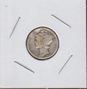1935 s winged liberty head or"mercury" (1916-1945) dime choice fine details