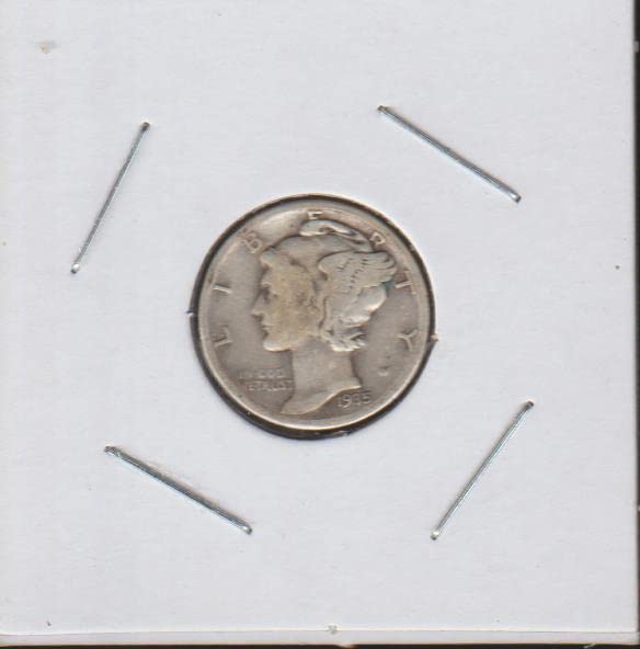 1935 S Winged Liberty Head or"Mercury" (1916-1945) Dime Choice Fine Details