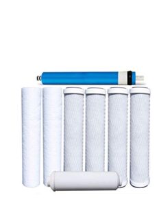 universal 5-stage under sink reverse osmosis annual replacement filter kit by complete filtration services