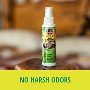 Stop Bugging Me All-Natural Non-Toxic Bed Bug Killer and Repellent, 3 oz. Non-Aerosol Fingertip Travel Spray