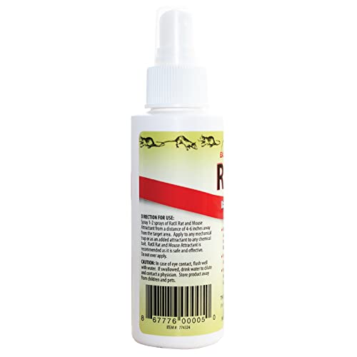 EcoClear Products 774324-6D, RatX All-Natural Poison Free Rat and Mouse Attractant, 4 oz. Non-Aerosol Spray