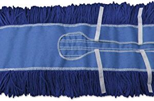 36" Dust Mops | Blue Closed-Loop Industrial Style - 6 Pack