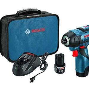 BOSCH 12-Volt Max EC Brushless Impact Driver Kit 2 battery kit PS42-02 12.70 Inch x 9.50 Inch x 4.10 Inch