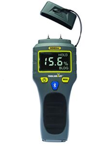 general tools ts06 - toolsmart bluetooth connected digital moisture meter, pin-type, lcd