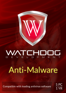 watchdog anti-malware 5 pc, 1 year [download]