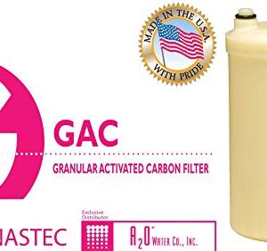 A2O WATER - MADE IN USA, Granular Activated Carbon Replacement Alkaline Water Filter for SD501, DX II, Toyo and Impart (HG Type Only), (See Image to Identify The Models)