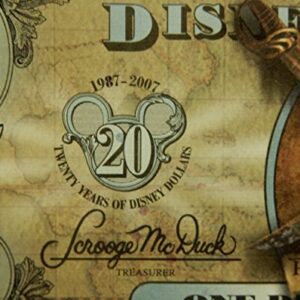 2007 Pirates of the Caribbean Disney Dollar (20th Anniversary) The Curse of the Black Pearl (Individual Serial Number) Uncirculated