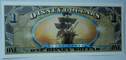 2007 Pirates of the Caribbean Disney Dollar (20th Anniversary) The Curse of the Black Pearl (Individual Serial Number) Uncirculated