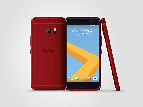 HTC 10 32GB GSM Unlocked LTE Quad-Core Android Phone w/ 12MP Camera - (International) Red