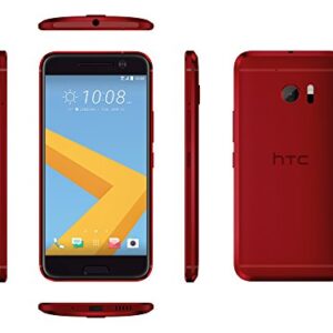 HTC 10 32GB GSM Unlocked LTE Quad-Core Android Phone w/ 12MP Camera - (International) Red